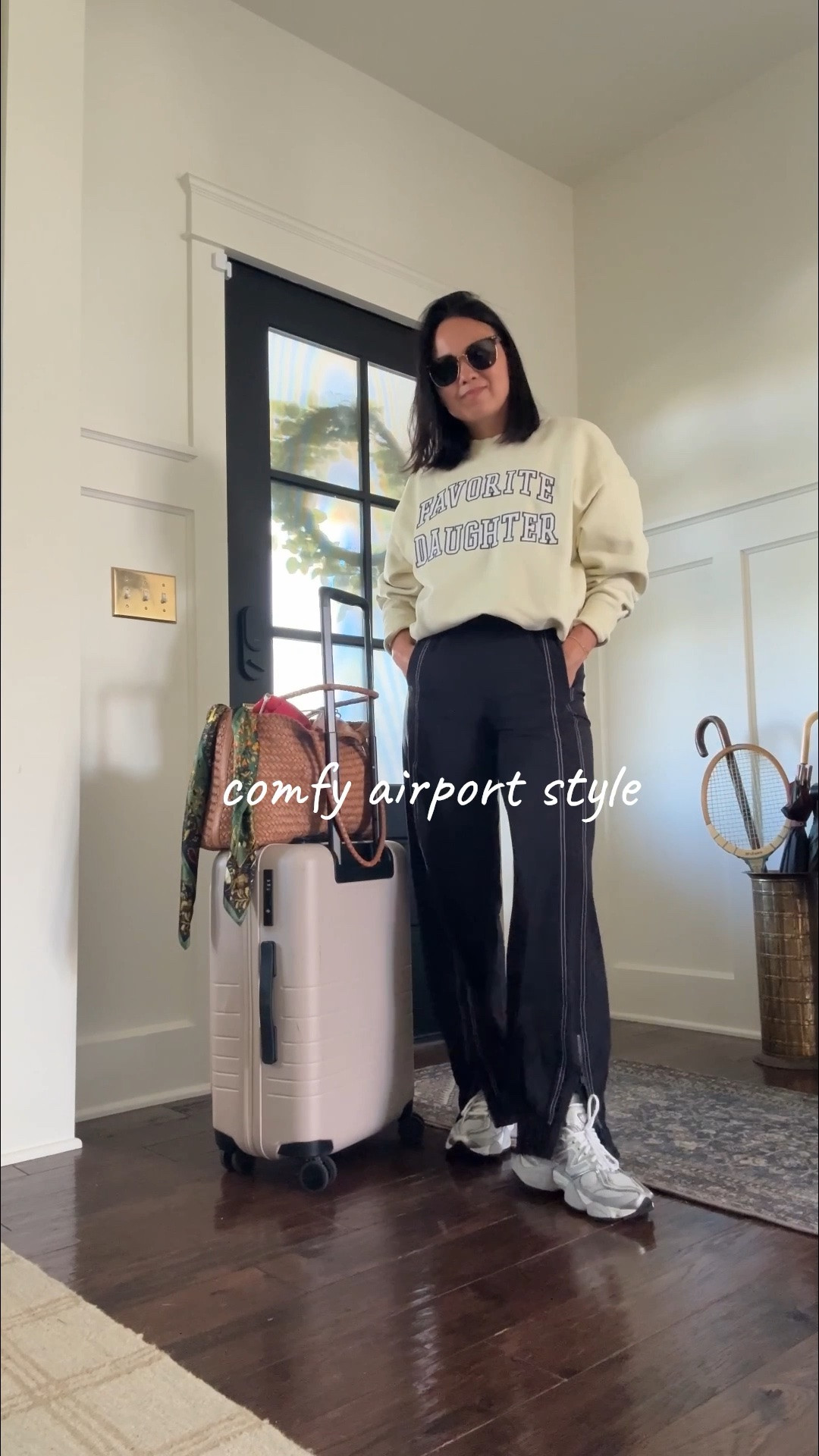 Flowy, airy joggers, favorite sweatshirt, new balance sneakers, best water bottle, let’s go! Airport style

#LTKootd #LTKTravel #LTKActive