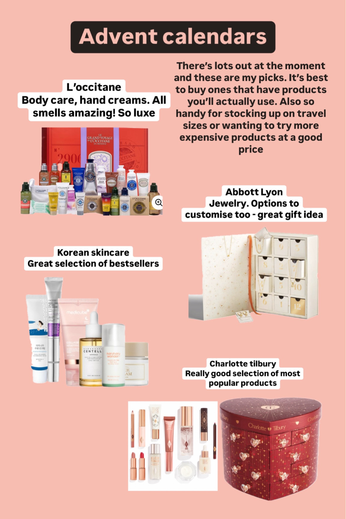 Advent calendar picks 

#LTKbeauty #LTKgiftguide