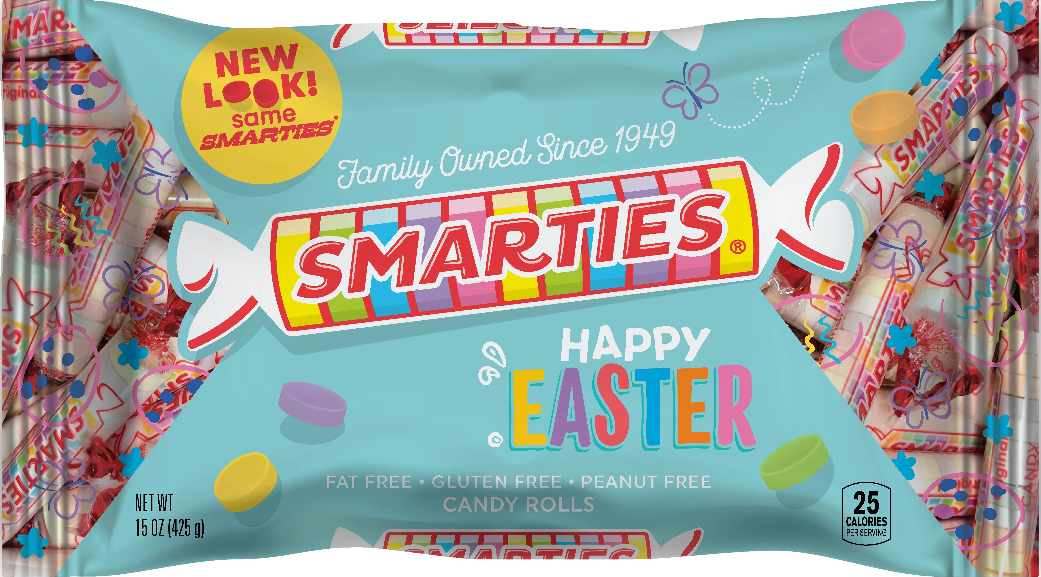Smarties Original Easter Candy Rolls Bag, 15 oz - Walmart.com | Walmart (US)