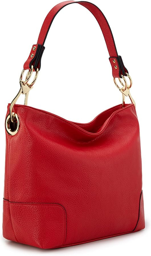 Montana West Medium Hobo Bags for Women Top Handle Satchel Shoulder Purse Bucket Handbag | Amazon (US)