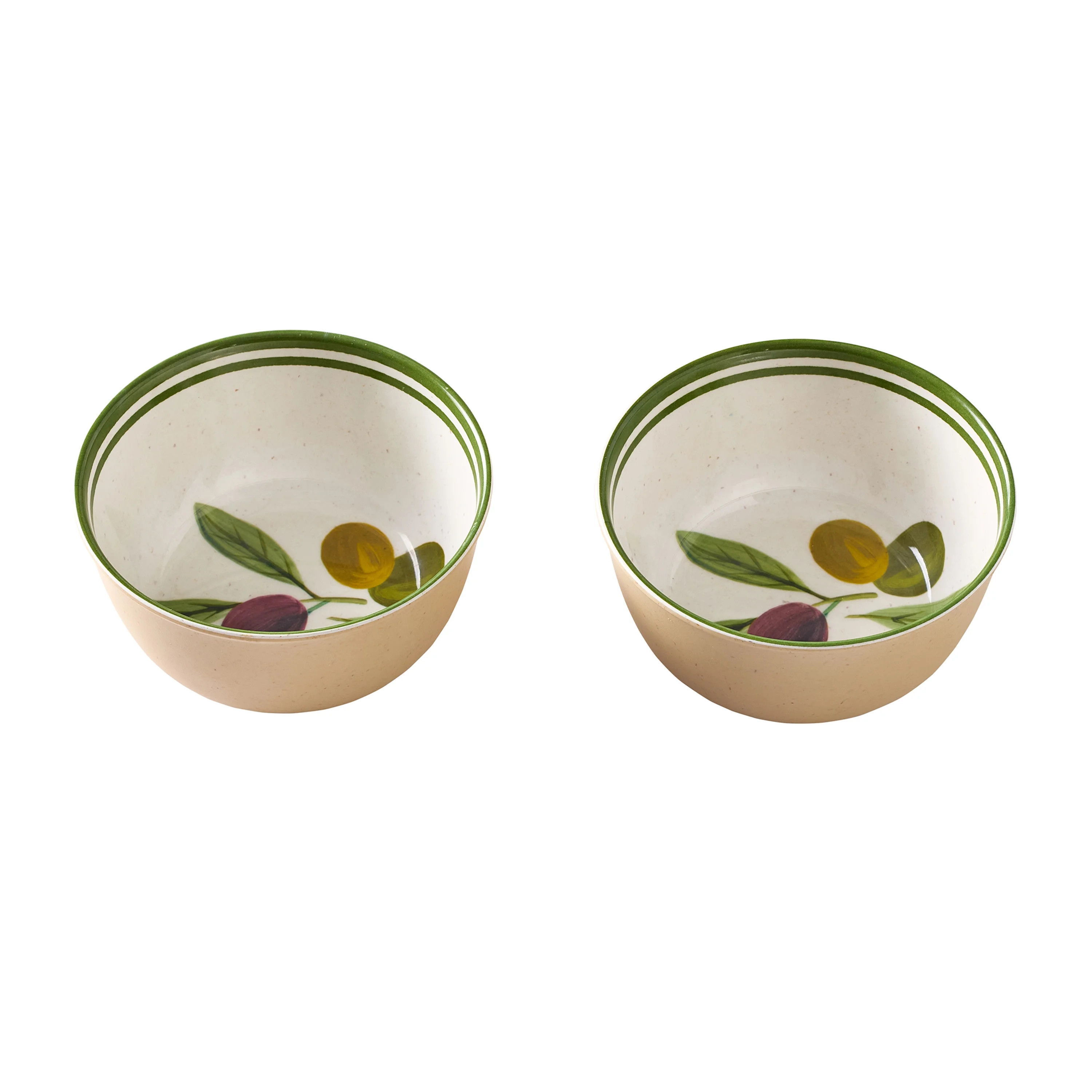 Better Homes and Gardens 2-Piece Bamboo Melamine Olive Dip Bowl Set | Walmart (US)