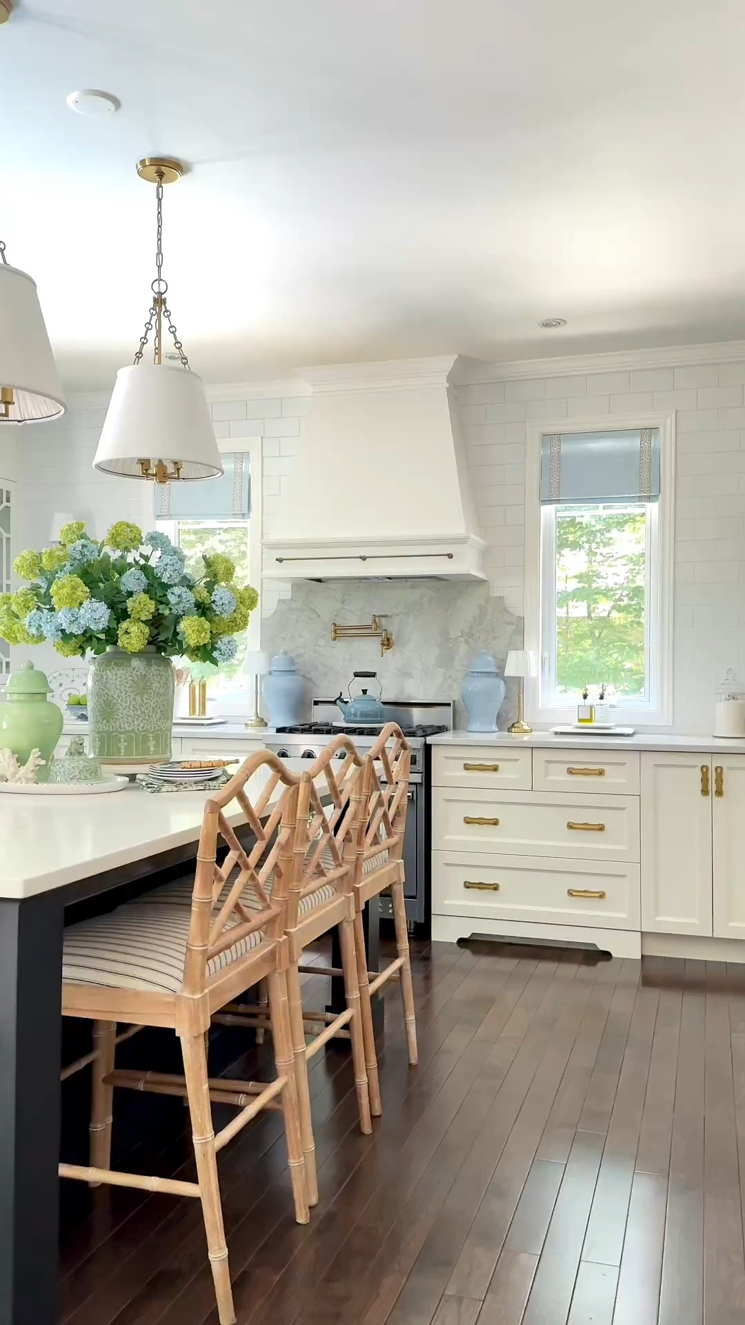 Chic light blue motorized roman shades from @twopagescurtains  for summer? Yes please! These beauties are the perfect touch to bring a light-filled breezy look to our kitchen and we love them!

Get an extra 22% off sitewide on @twopagescurtains with my code CITRINELIVING!

Here are our shade details:

Fabric: Jawara
Color: Light Blue J401-23
Inside mount
Motorized
Liner: Privacy
Large window: 52x53.125” X 1
Small windows: 22x53.125” X 2
Trim: H61

#LTKsummer #LTKstyletip

#LTKSeasonal #LTKHome