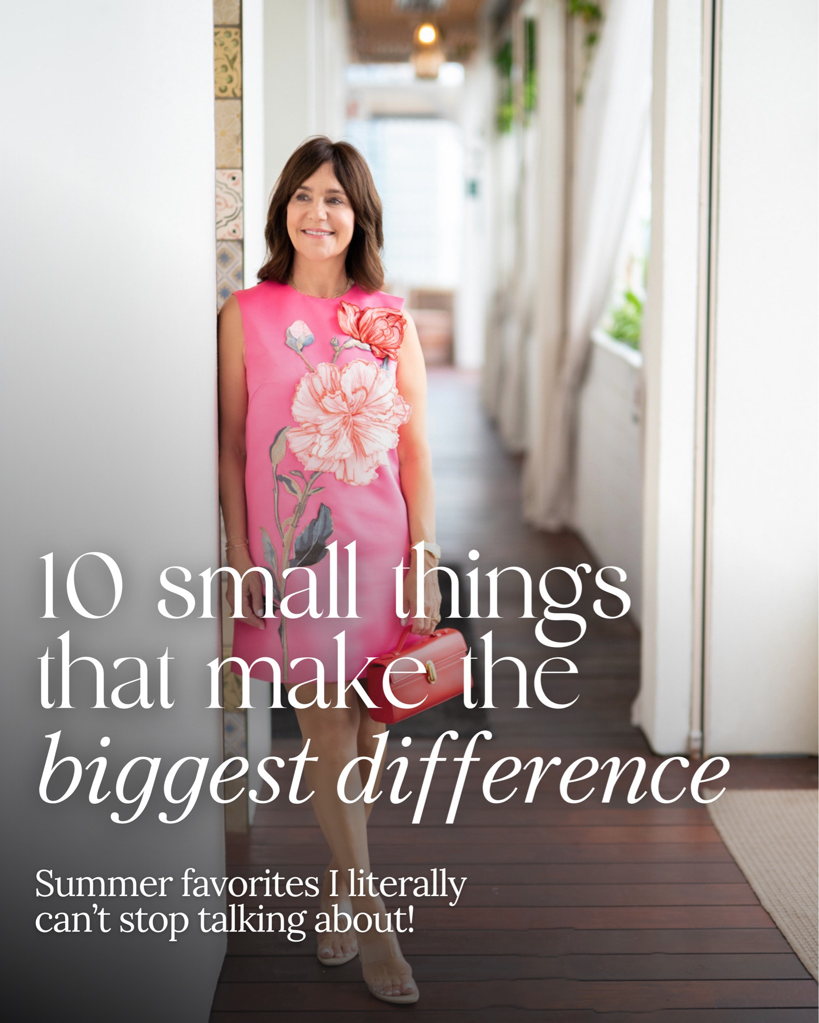 10 small things that make the BIGGEST difference this summer! 💖

These are the style tips, beauty finds & current favorites I’m telling all my friends about right now 💫 

Save this before you forget 🌟 because sometimes it’s the small things that really make life so much easier and better!

My 10 faves (+ a few more) 
1. Watermelon, cucumber, feta salad 
2. Wacoal body base shorts
3. White Paige Jeans
4. SkinMedica Serum 
5. 2 stalks of celery
6. Event dress
7. Cleaning pen
8. Charger
9. Travel Pants
10. Lancôme Serum
11. BEST thongs
12. BEST seamless panties
13. Flawless powder
14. Clear sandals
15. Depuffer
16. Sunscreen
17. Dermaplaning
18. Bras
19. Comfy yet elevated loungewear

#LTKSeasonal #LTKselfcare #LTKmomlife