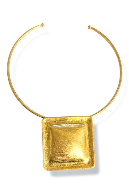 Now or Never Gold Square Choker | The Willow Tree