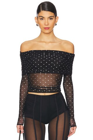 Joy Bodysuit in Polka Dot | Revolve Clothing (Global)