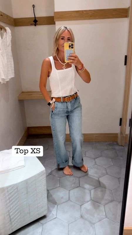 White top
Jeans
Summer outfit
Jeans in my smaller size 24

#LTKOver40 #LTKStyleTip #LTKFindsUnder100