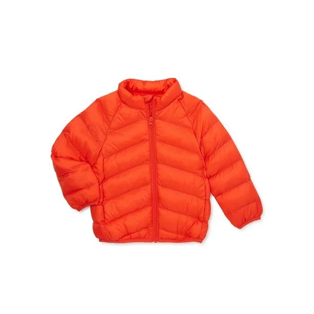 Wonder Nation Baby and Toddler Packable Puffer Jacket, Sizes 0/3M-5T | Walmart (US)