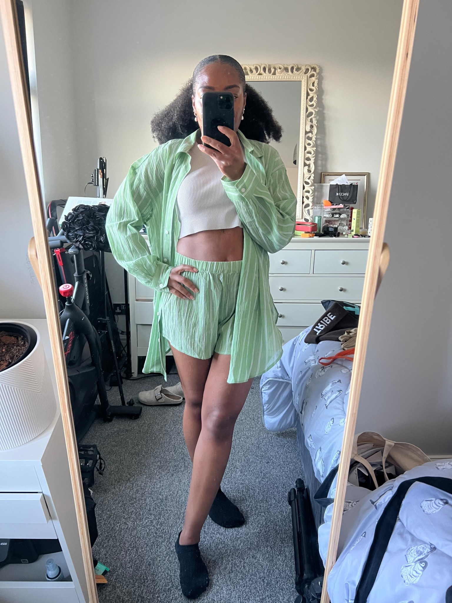 Getting ready to hit the beach 🤩 

Recommend sizing down in the shirt. I didn’t try on in store and probably won’t bother to exchange tbh 🤪
vacation outfits beach



#LTKuk #LTKswimwear #LTKtravel