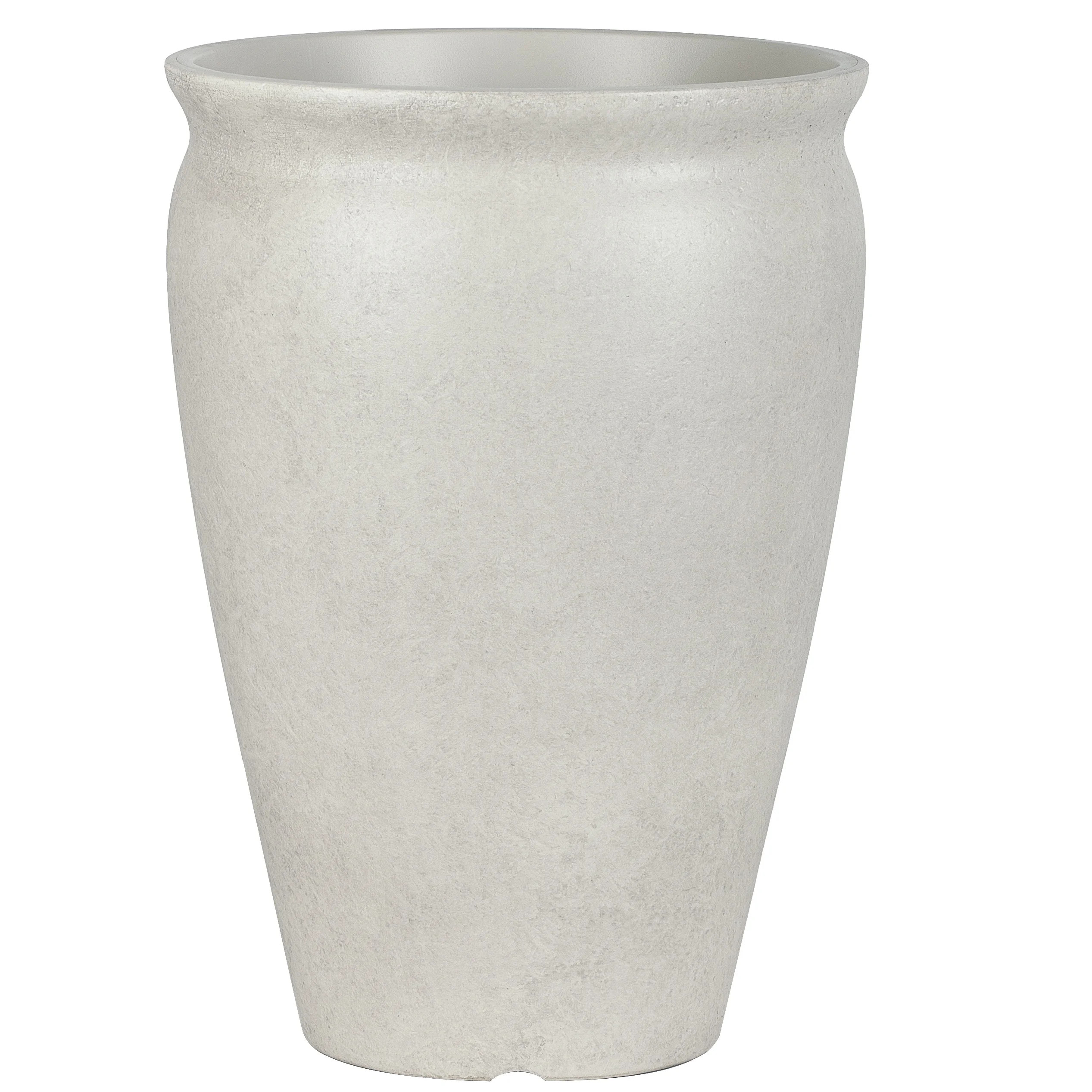 Better Homes & Gardens 14inch Hawthorn Planter Gypsum with Modern Design for Indoor Outdoor Plant | Walmart (US)