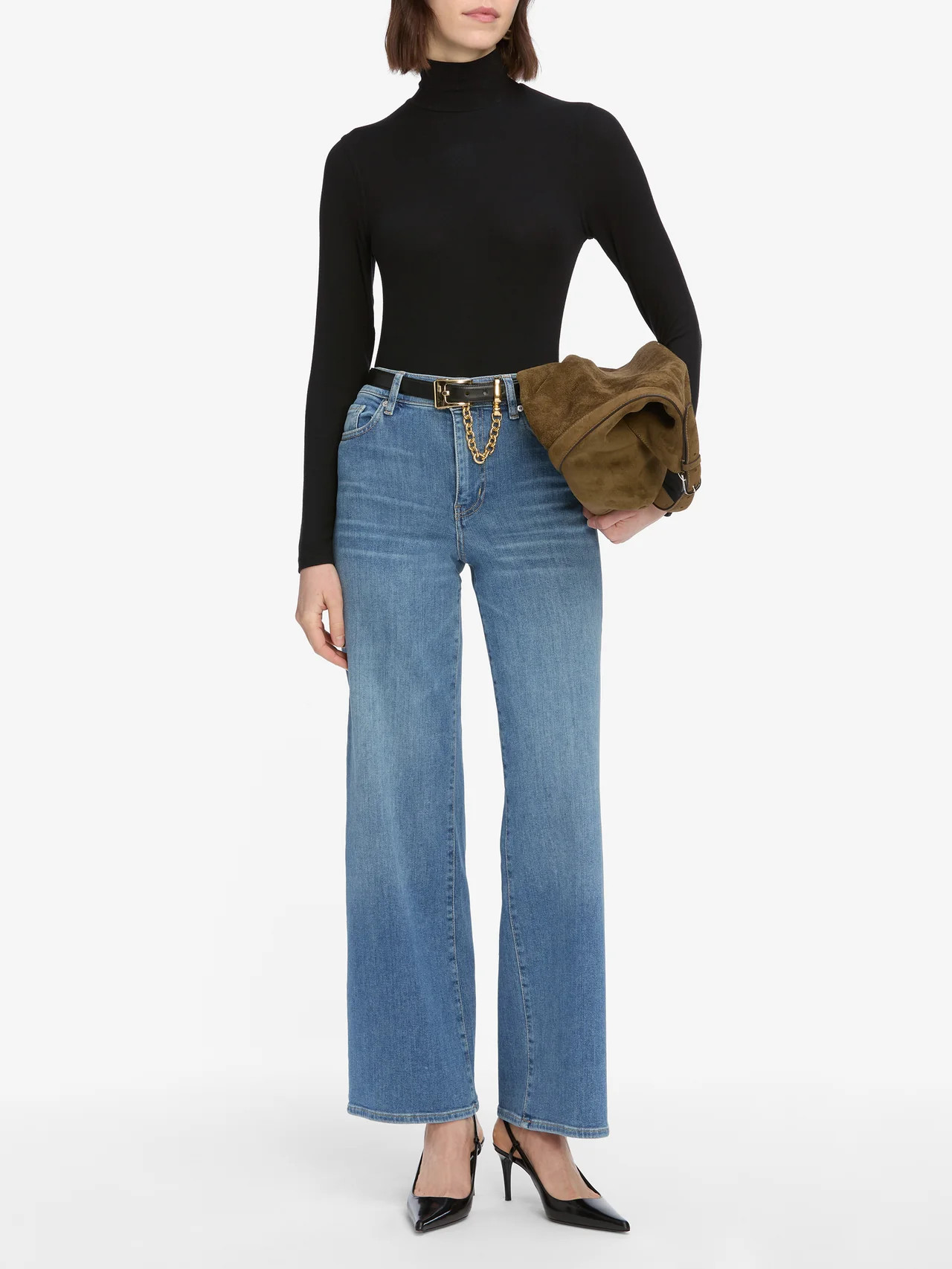 LE SLIM PALAZZO FLIP RAW AFTER | Frame Denim