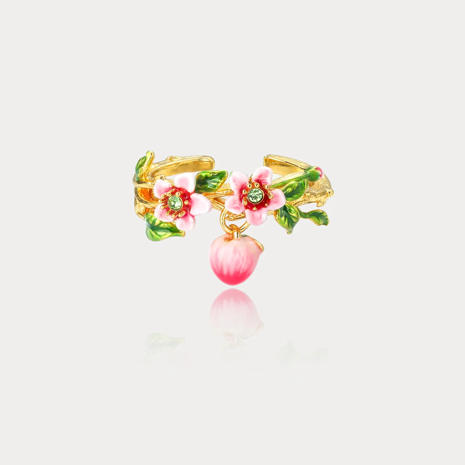 Peach Flower Ring | Selenichast