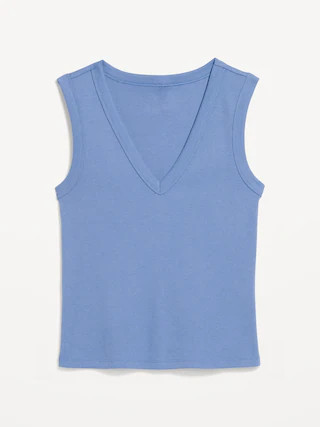 Snug Crop V-Neck Tank Top | Old Navy (CA)