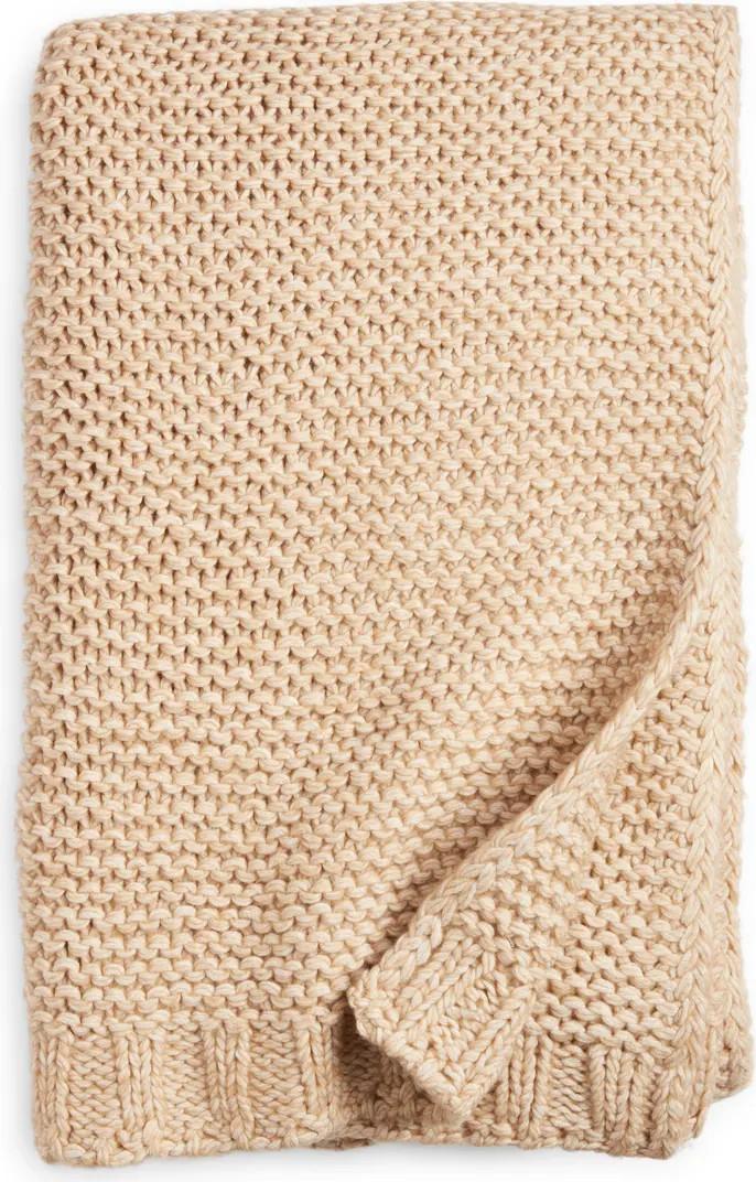 Heathered Knit Throw Blanket | Nordstrom