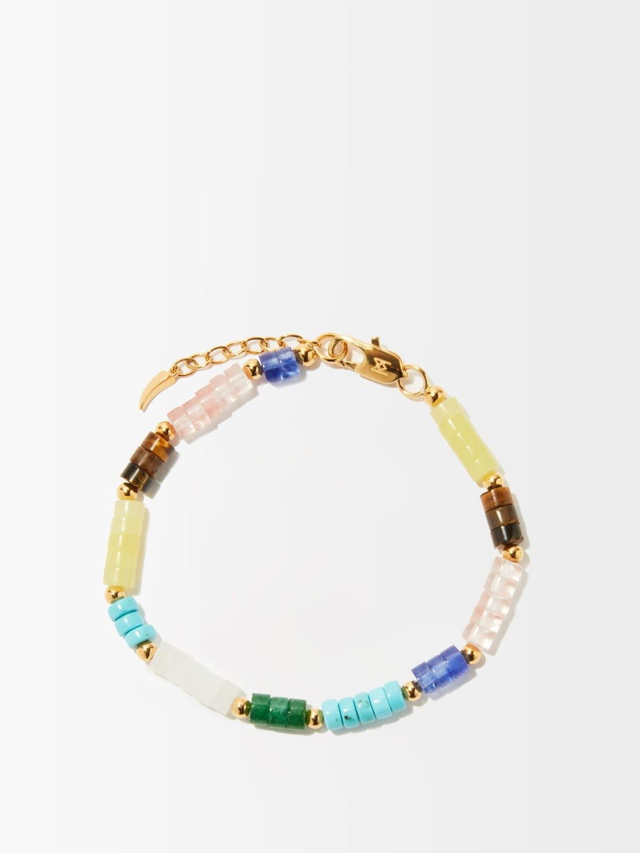 Imperial jasper bead & 18k gold-plated bracelet | Missoma | Matches (US)