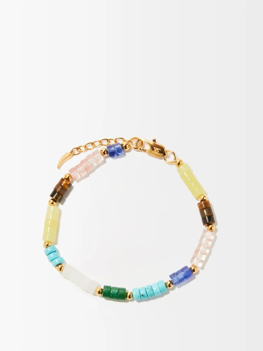 Imperial jasper bead & 18k gold-plated bracelet | Missoma | Matches (US)