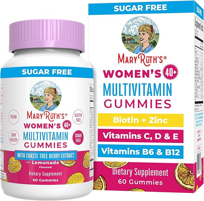 MaryRuth's Multivitamin for Women 40+ | Sugar Free | Vegan Womens Vitamins | Immune Support | Dai... | Amazon (US)