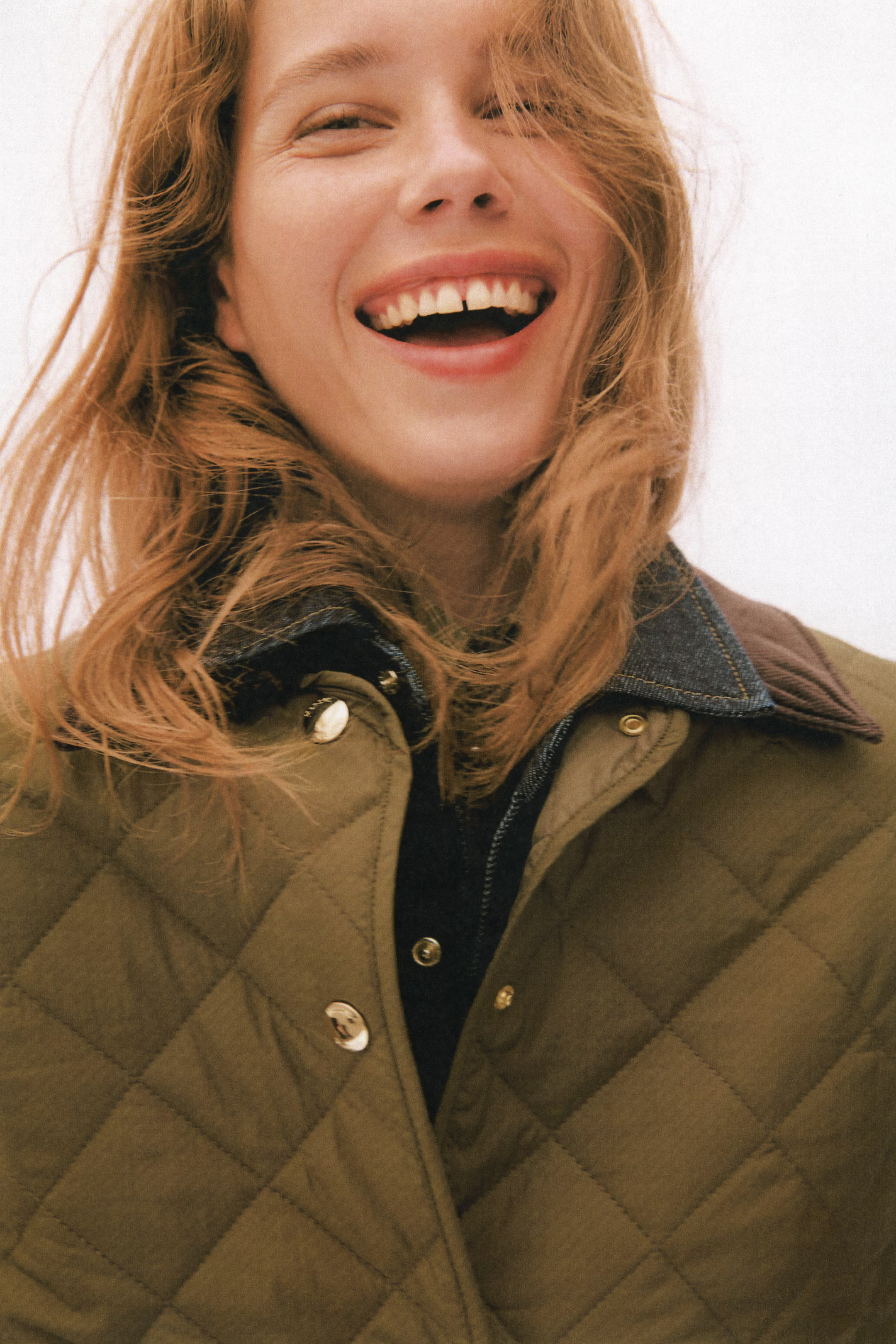 Quilted Jacket with Corduroy Collar | H&M (US + CA)