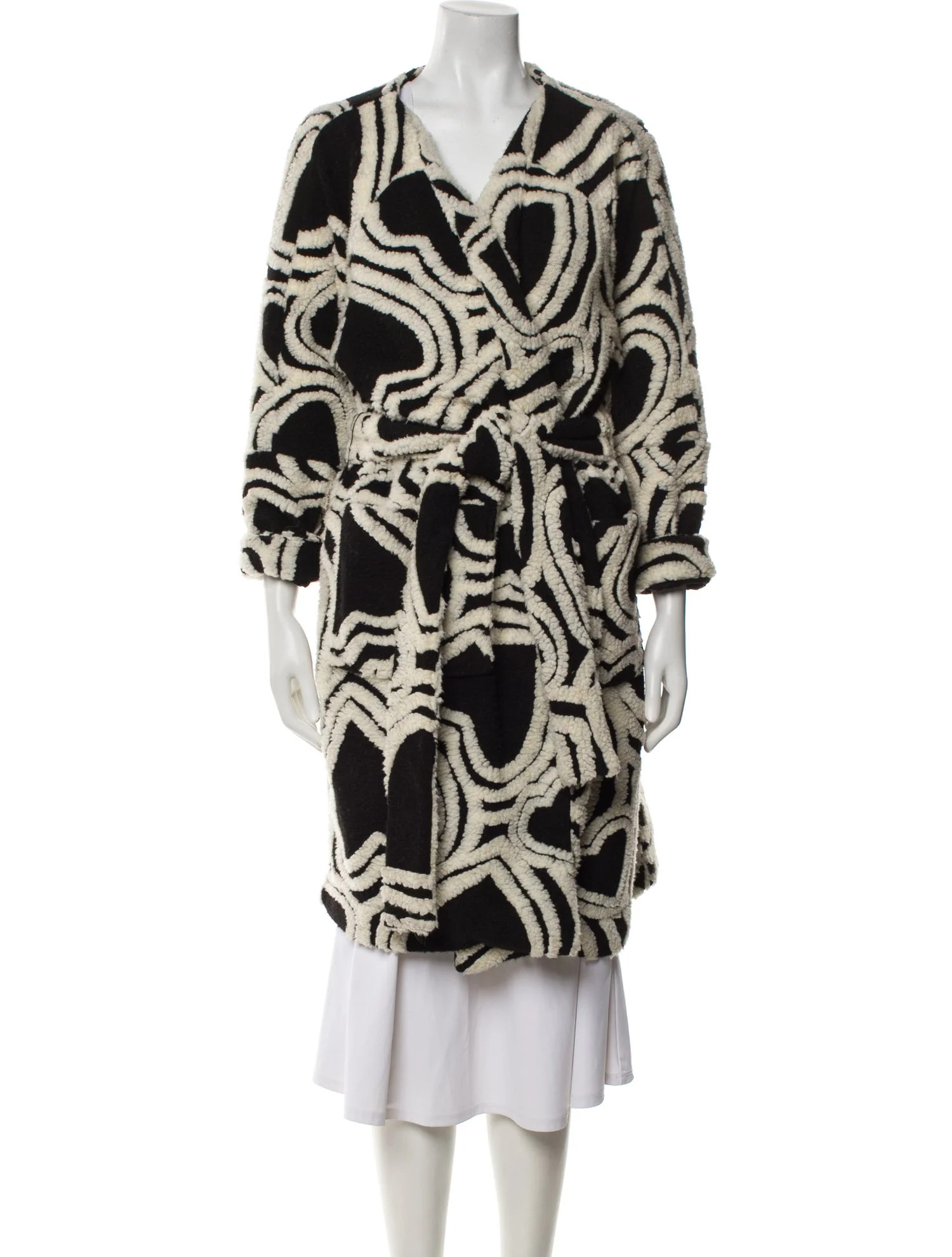 Printed Coat | The RealReal