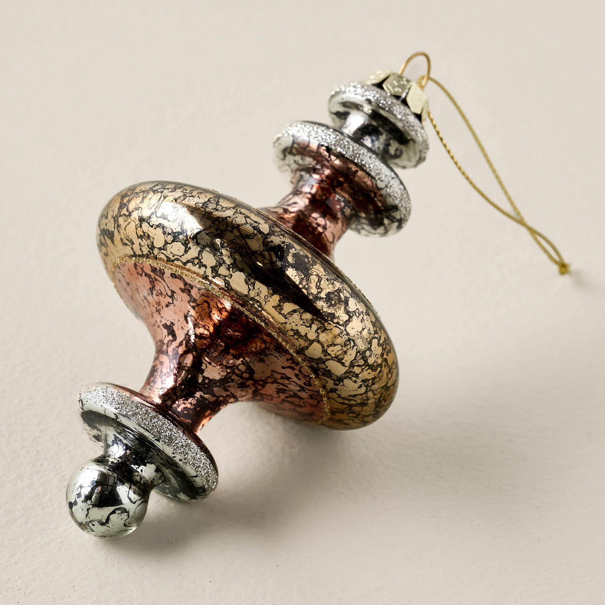 Glass Retro Ornament | Magnolia