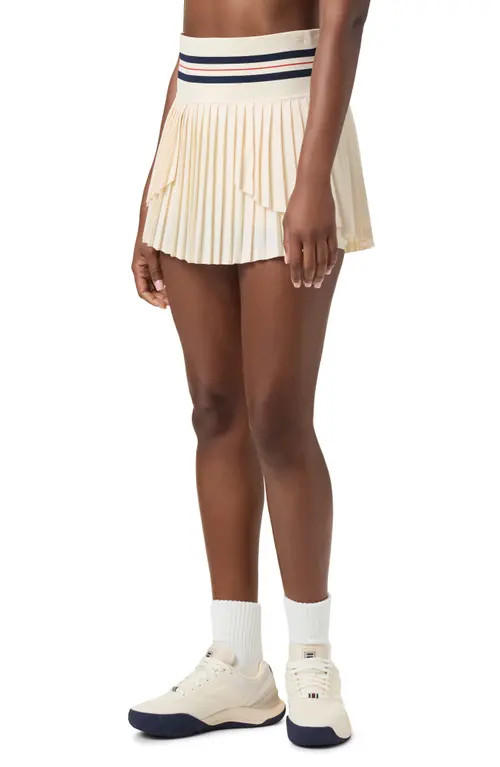 FILA Challenger High Waist Pleated Skort in Gard/Fnvy/Fred at Nordstrom, Size Medium | Nordstrom
