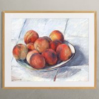 Bowl Of Peaches, Antique French Painting, Gustave Caillebotte, High Quality Art Print, Peaches Art, Fruit Painting | Etsy (US)