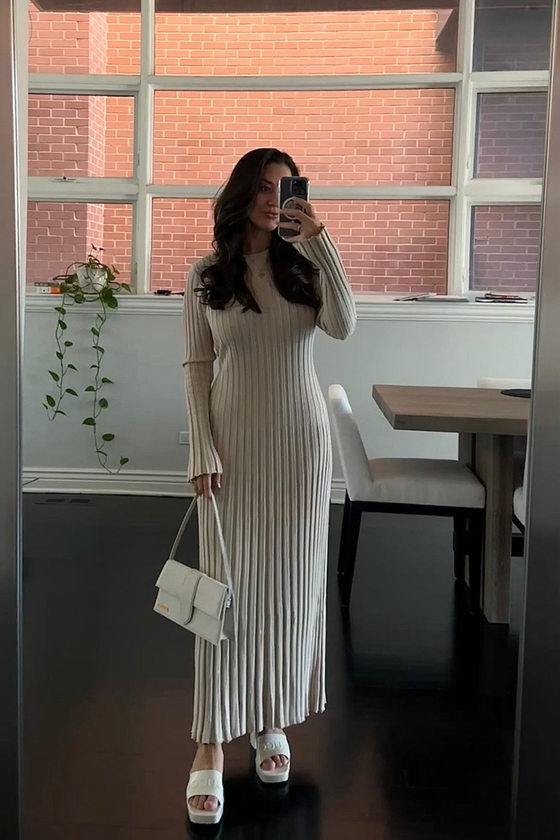 Wearing size XS in the dress - runs large.