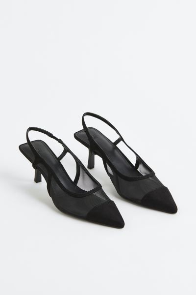 Mesh-detail Slingbacks | H&M (US + CA)