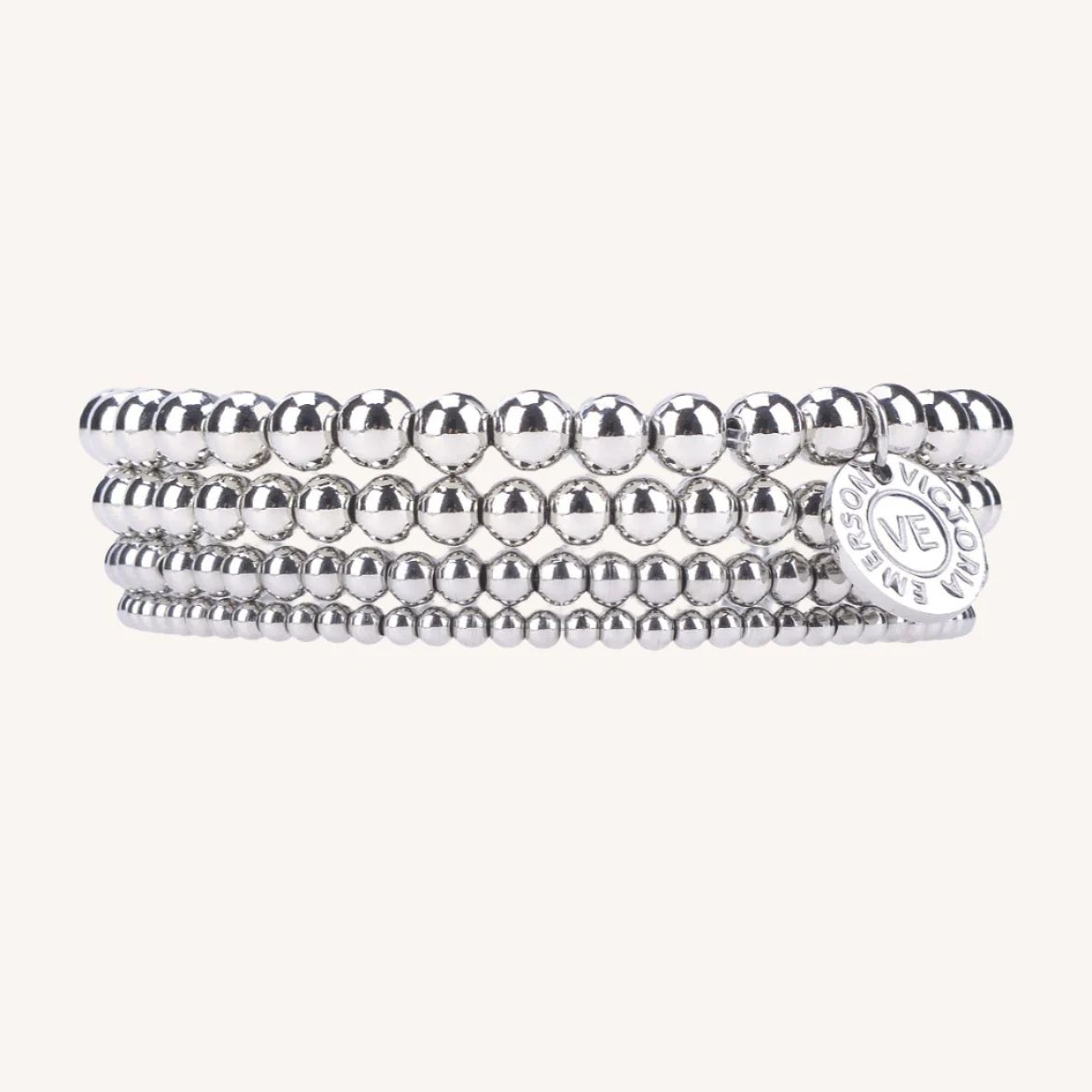 Amie Silver Bracelet Stacking Set | Victoria Emerson