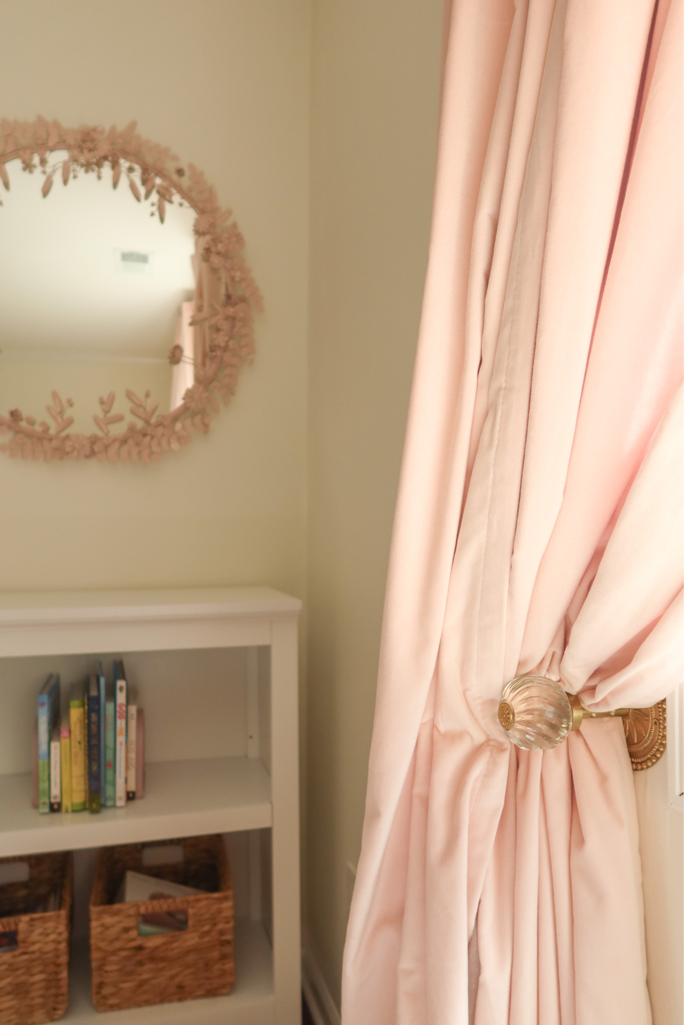 Little details from the nursery. 💗 these vintage looking curtain tie backs were one of the first things I bought. 

#LTKbump #LTKbaby #LTKhome
