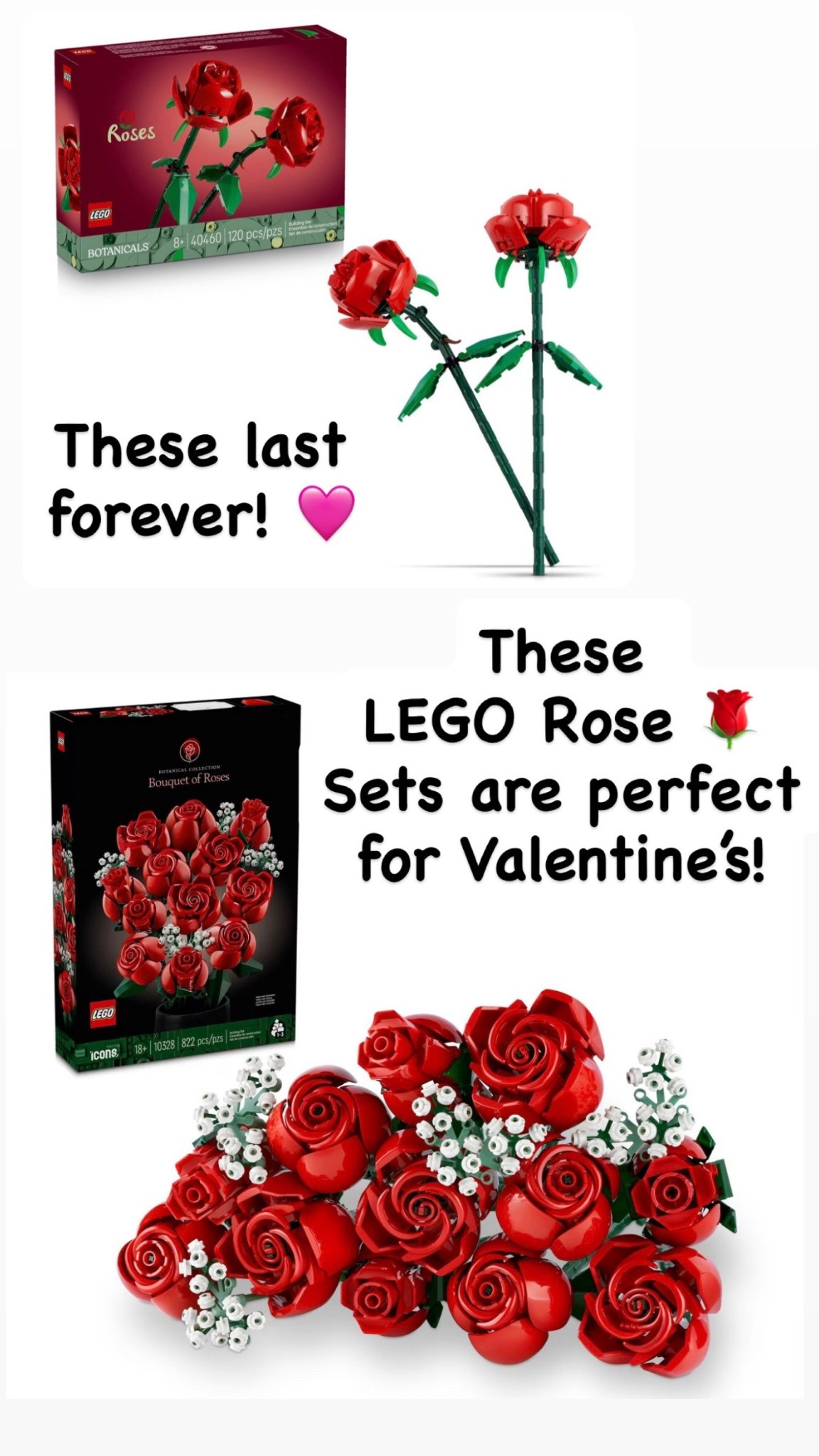 LEGO ROSES 🌹 FOR VALENTINE’S

#LTKValentine