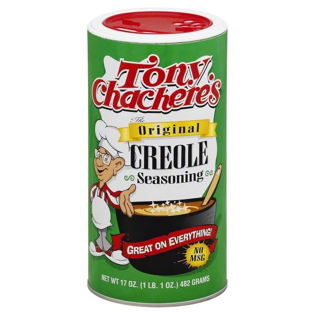 Tony Chachere's, Cajun, Creole, Original Seasoning, 17 Oz, Shelf Stable, Nut Free, No MSG | Walmart (US)