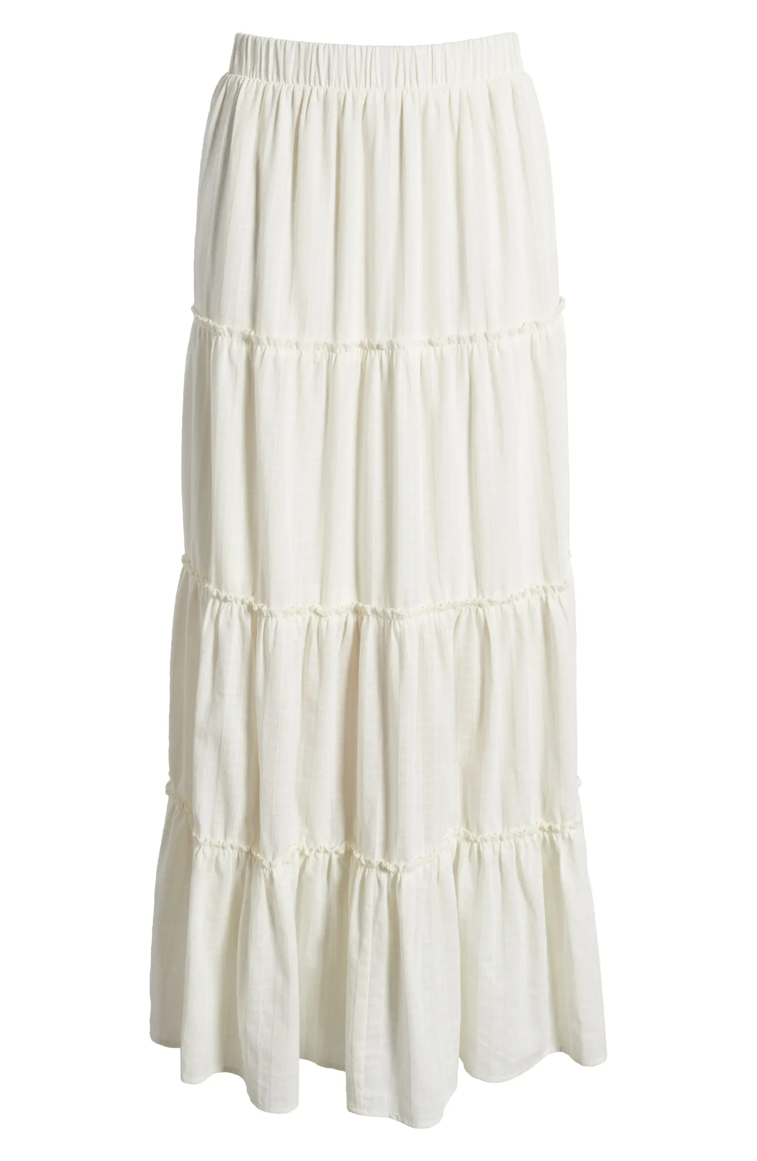 Tiered Cotton Maxi Skirt | Nordstrom