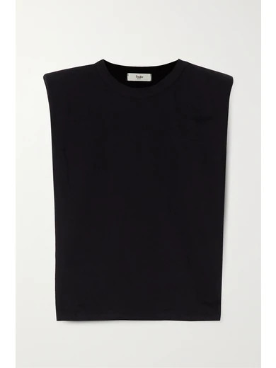 Frankie Shop - Eva Cotton-jersey Tank - Black | NET-A-PORTER (US)