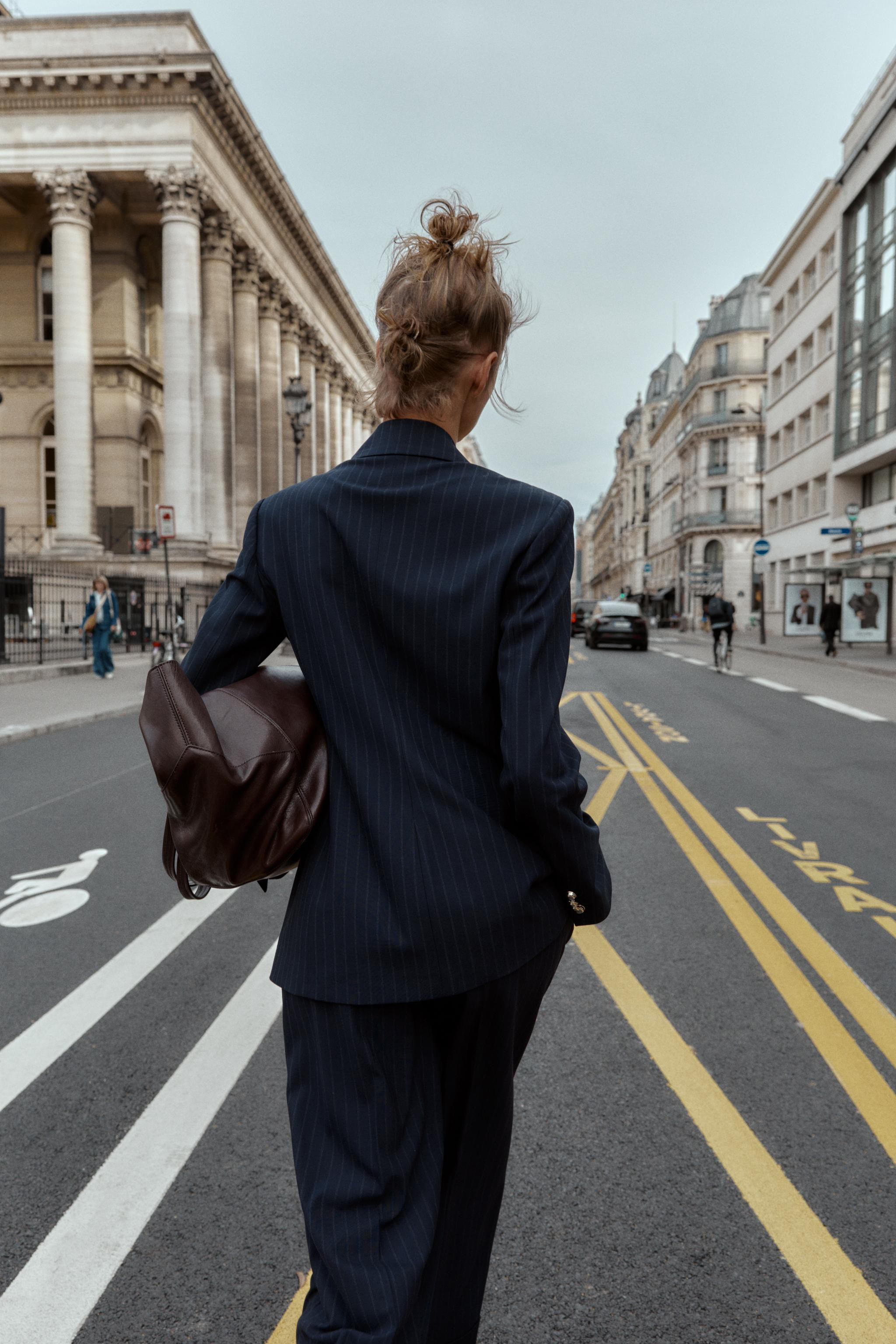 PINSTRIPE BLAZER WITH SHOULDER PADS | Zara US