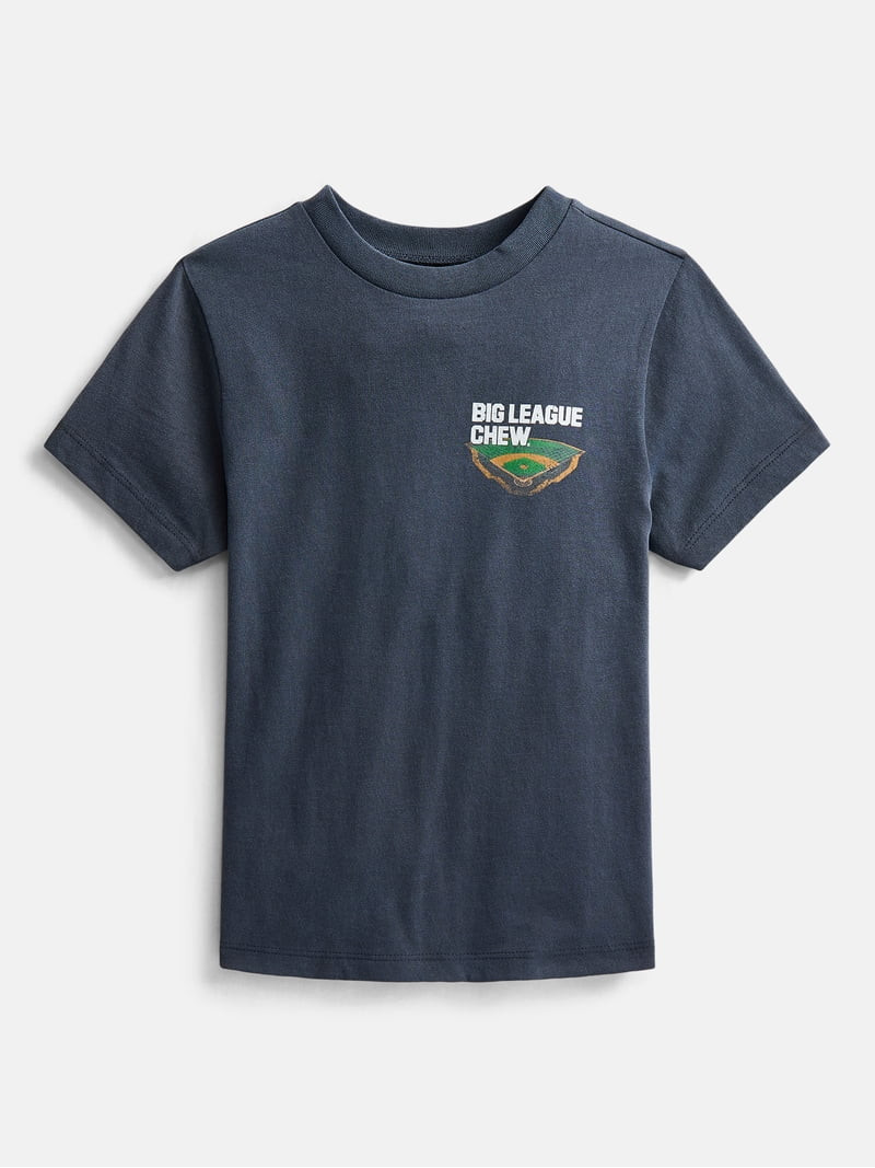 Big League Chew Boys' Front Back Graphic Tee with Short Sleeves, Sizes 4-18 | Walmart (US)
