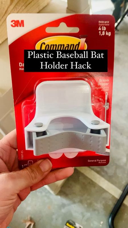 Garage hack for plastic baseball bats 

#LTKbaby #LTKhome #LTKkids