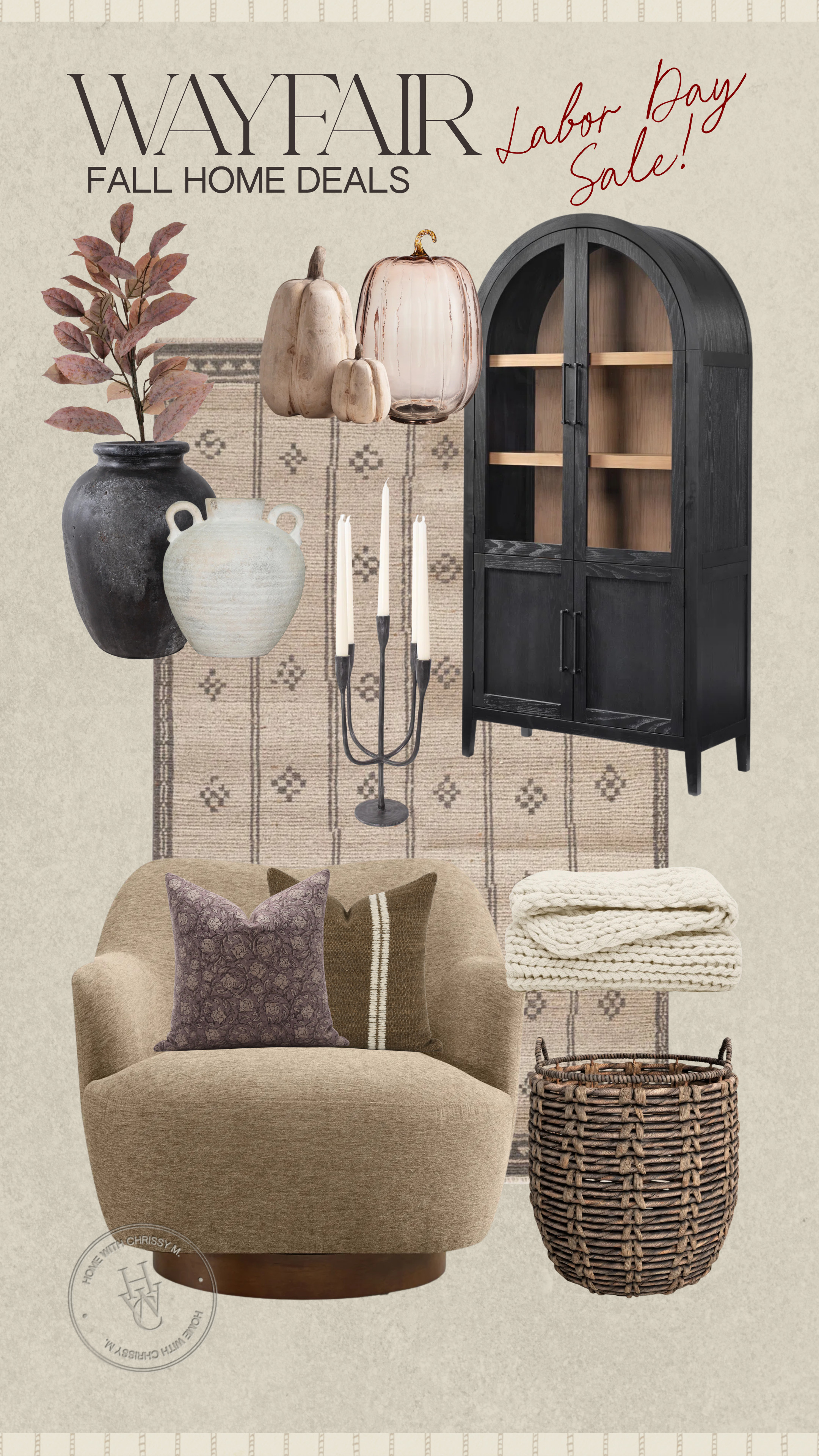 Shop Fall home decor deals during Wayfair's Labor Day Sale!
Wayfair Home / Labor Day Clearance Sale / Wayfair Sale / Fall Throw Blankets / Knit Throw Blankets / Fall Decor / Fall Candles / Brass Trays / Fluted Vases / Fluted Candlestick Holders / Fall Framed Art / Fall Greenery / Fall Wreaths / Fall Stems / Accent Ottomans / Decorative Bowls / Decorative Trays / Decorative Boxes / Woven Storage Boxes / Coffee Table Decor / Bookshelf Decor / Textured Vases / Faux Branches and Greenery / Marble Accents / Linen Accents / Faux Florals / Dark Blanket Baskets / Travertine Decor / Ivory Planters / Wood Bead Garlands / Brass Candlestick Holders / Scalloped Pillows / Textured Bowls / Layered Framed Art / Emerald Green Marble / Earth Toned Decor /  

 #LTKSeasonal #LTKHome