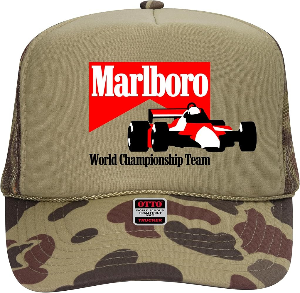 Marl Boro World Championship Racing Trucker Hat - Premium Snapback for Men and Women - Cowboy Vin... | Amazon (US)