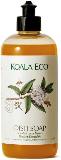 Koala Eco Dish Soap - with Australian Lemon Myrtle & Mandarin Essential Oil - 16oz | Amazon (US)