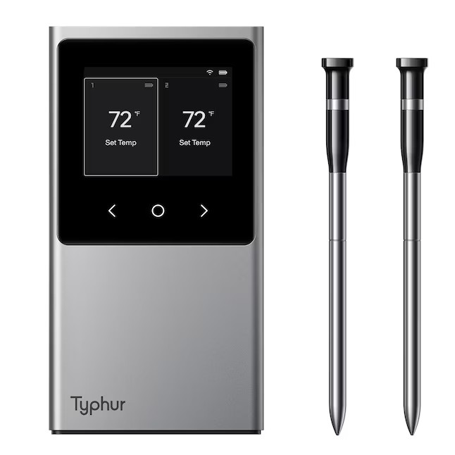 Typhur Sync Dual Digital Probe Bluetooth Compatibility Meat Thermometer | Lowe's