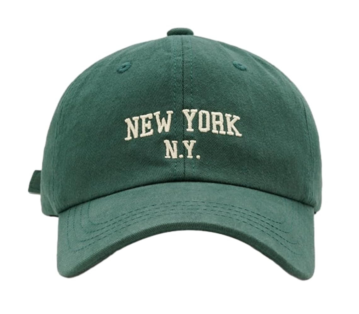 Top Baseball Caps for Women-Men Outdoor Baseball Hats New York Golf Sports Hat Curved-Brim UV Pro... | Amazon (US)