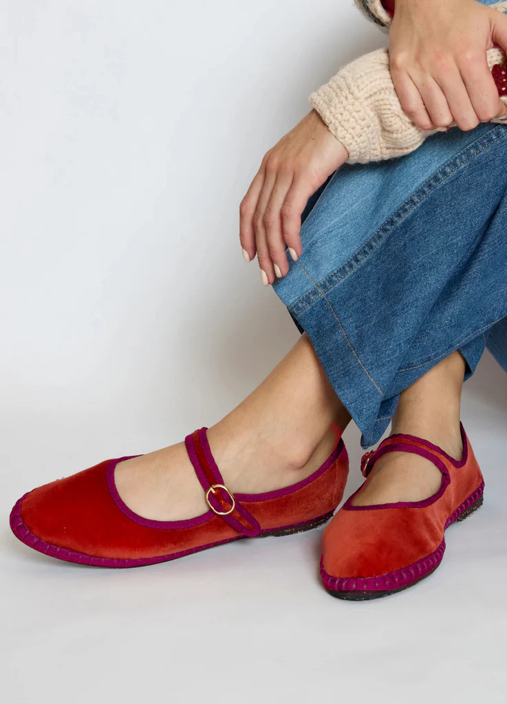 Velvet Mary Jane Flats | Sea New York