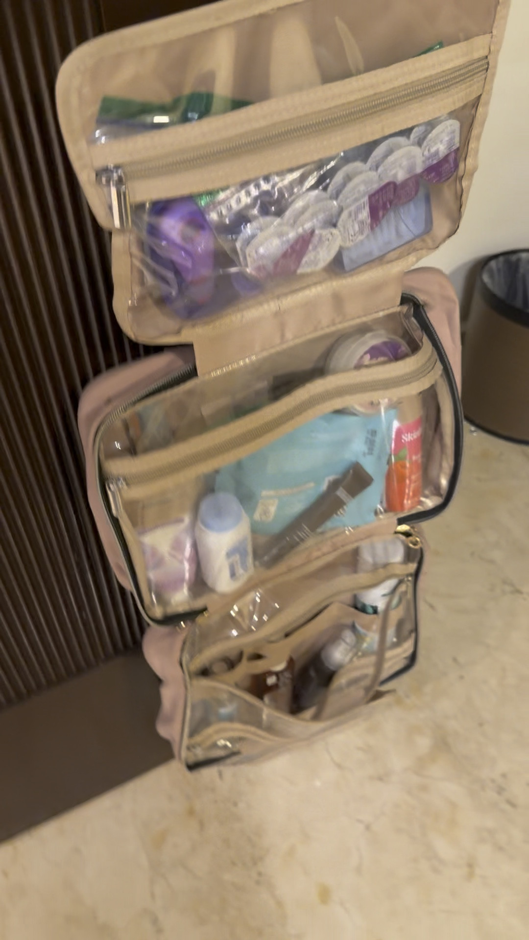 The only way to travel!   And there is no way all of our products would fit in one bathroom without these bags!  
#girlstrip ￼#travel #travelhack

#LTKmomlife #LTKTravel #LTKselfcare