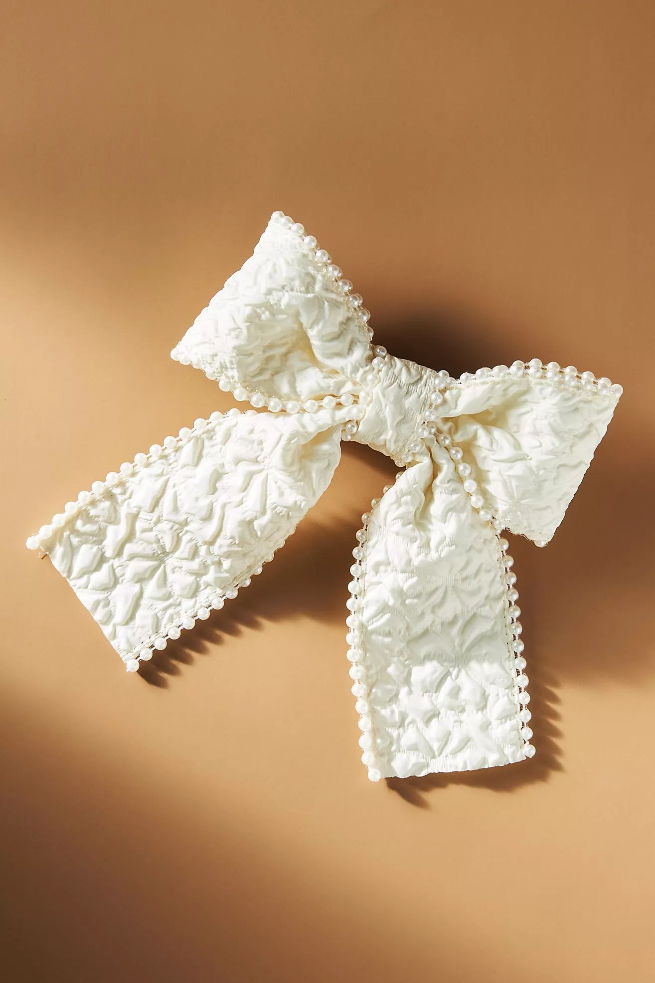 Pearl Jacquard Bow | Anthropologie (US)