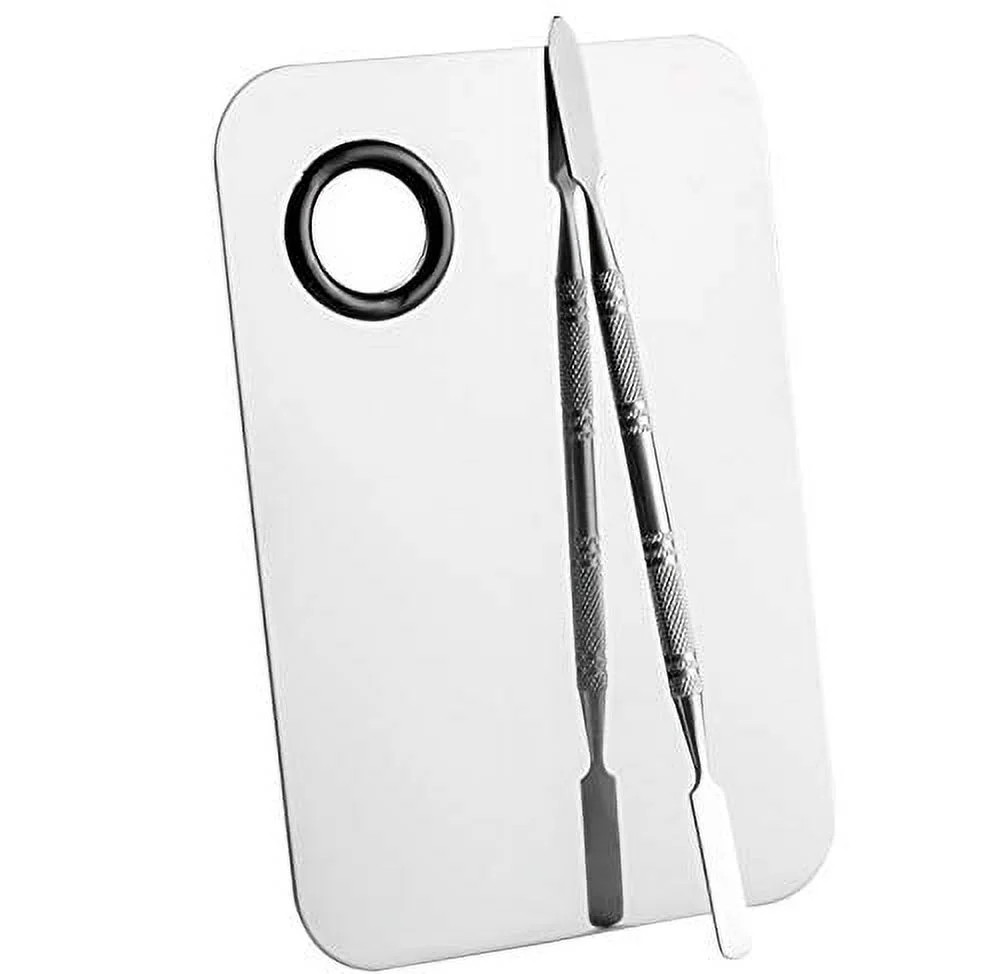 Professional Pro Stainless Steel Makeup Palette Cosmetic Palette with Spatula Tool Makeup Art Too... | Walmart (US)