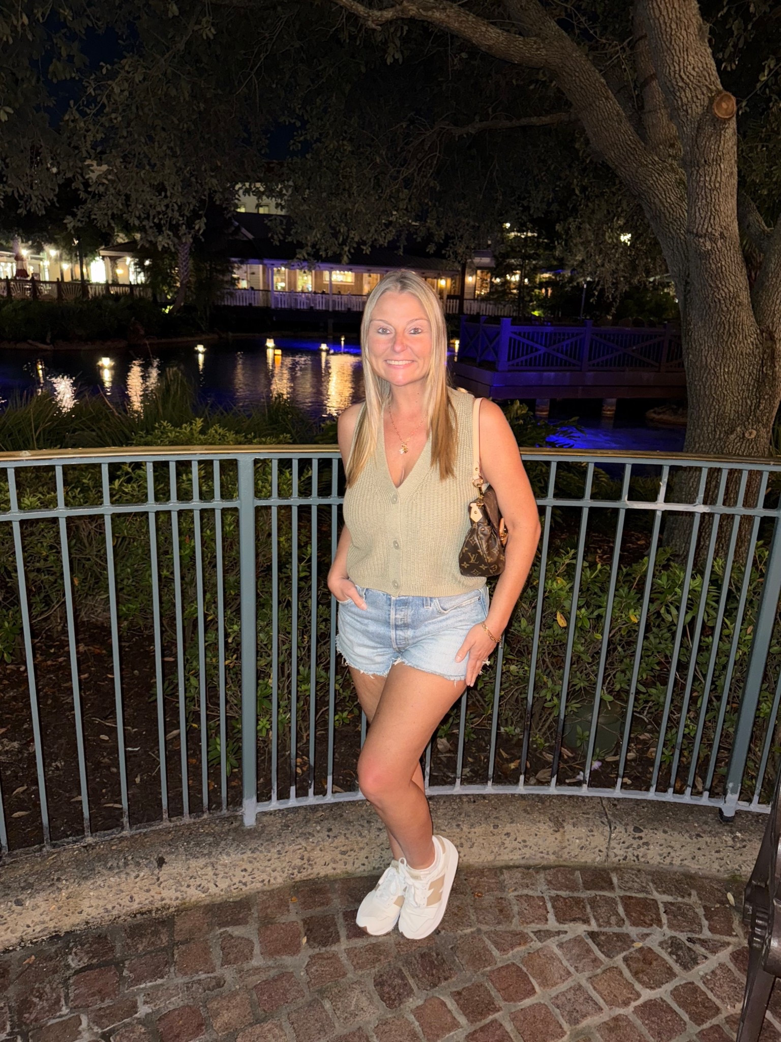 It’s fall, but it’s still hot in Florida. I paired a sweater vest with denim shorts for a fall look that still kept me comfortable in the heat. I sized up in the vest to use it as a top.  Shorts run small and have a button fly.  Size up by one. 



#LTKStyleTip #LTKTravel #LTKShoeCrush