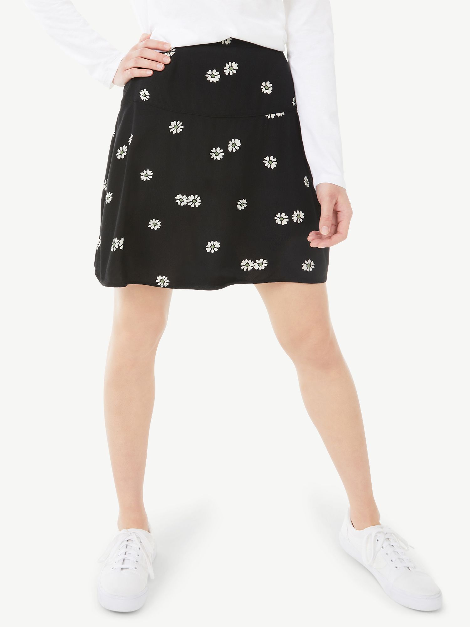 Free Assembly Women's Flutter Mini Skirt - Walmart.com | Walmart (US)