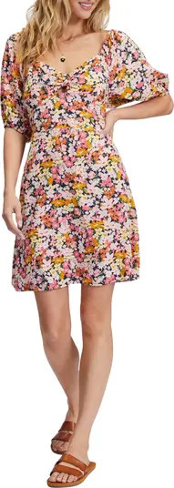 Billabong Loving Life Puff Sleeve Minidress | Nordstrom | Nordstrom