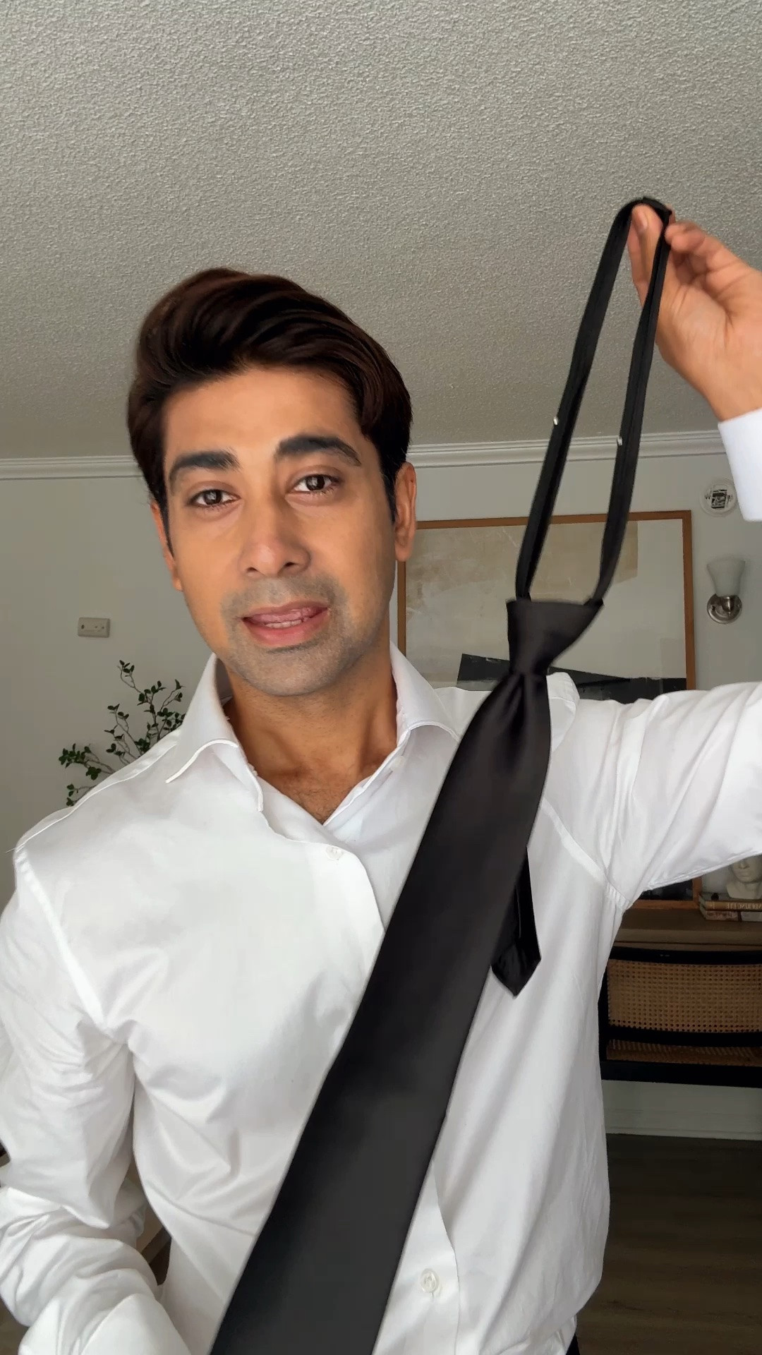 George Men's Skinny Zipper Tie, Black

#LTKgrwm #LTKMens #LTKootd