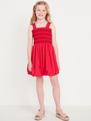 Sleeveless Smocked Bubble Dress for Girls | Old Navy (CA)